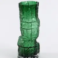 Ваза &laquo;Гоэтано&raquo;, 30&times;13 см, стекло, зелёная
