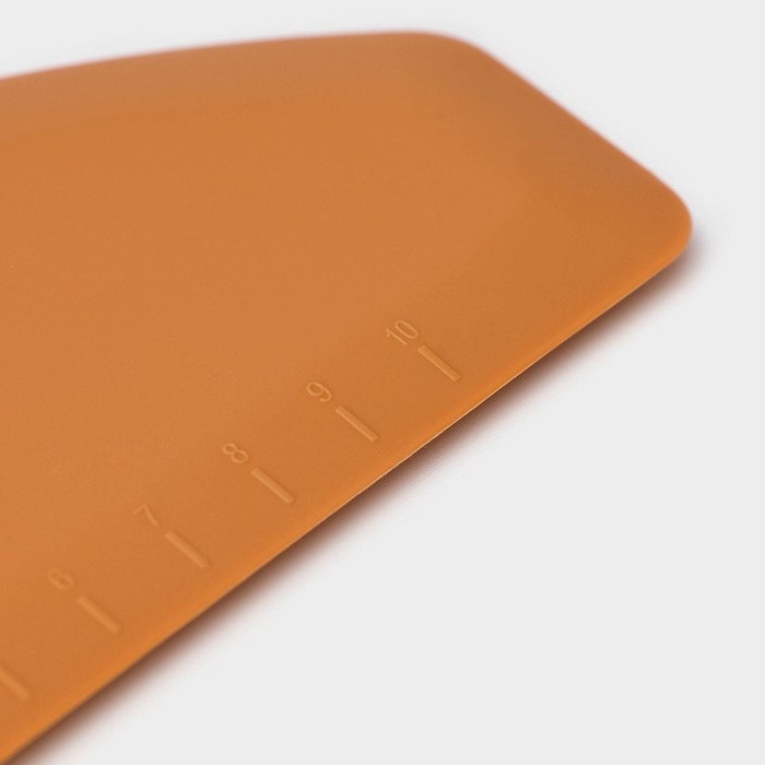 Шпатель кондитерский с размерной линейкой KONFINETTA, 17,5&times;8&times;0,7 см, цвет бежевый