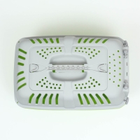 Переноска для животных пластиковая 47 х 30 х 35 см, вес до 9 кг, зелёная