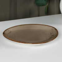 Блюдо для подачи Magistro &laquo;Церера&raquo;, 18&times;15,6 см, цвет коричневый