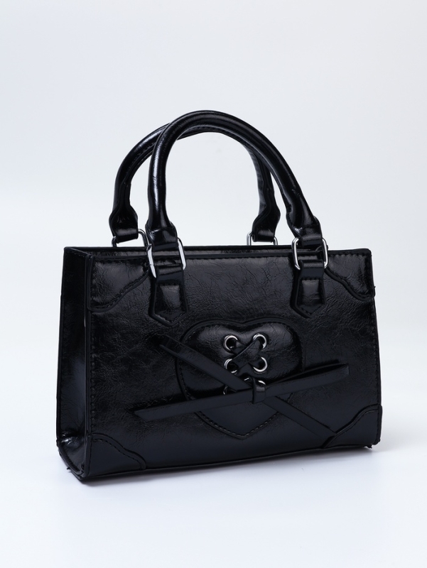 Сумка женская, 20*8*14, отд на молнии, длин ремень, черный