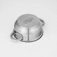 Набор кастрюль &laquo;Гретта&raquo;, 3 предмета: 1,6 л, 2,2 л, 3,2 л, капсульное дно, индукция