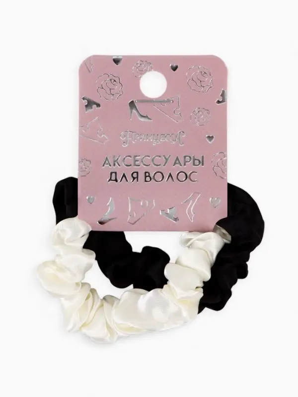 Резинка для волос набор 2 шт, Принцессы