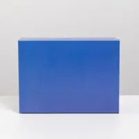 Коробка подарочная складная, упаковка, &laquo;Синяя&raquo;, 21 х 15 х 7 см