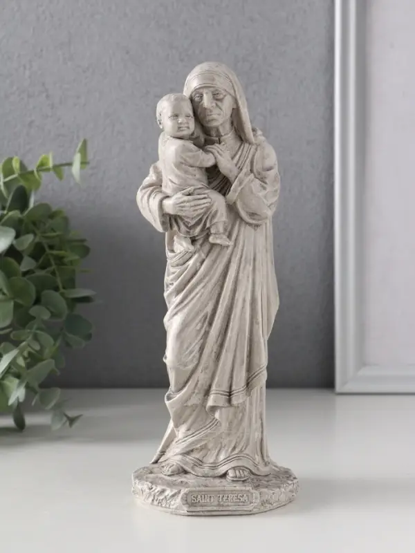 Фигура &laquo;Мать Тереза&raquo;, 21&times;8&times;7.5 см, серая