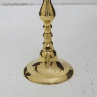 Подсвечник латунь на 3 свечи "Замок" 23 см