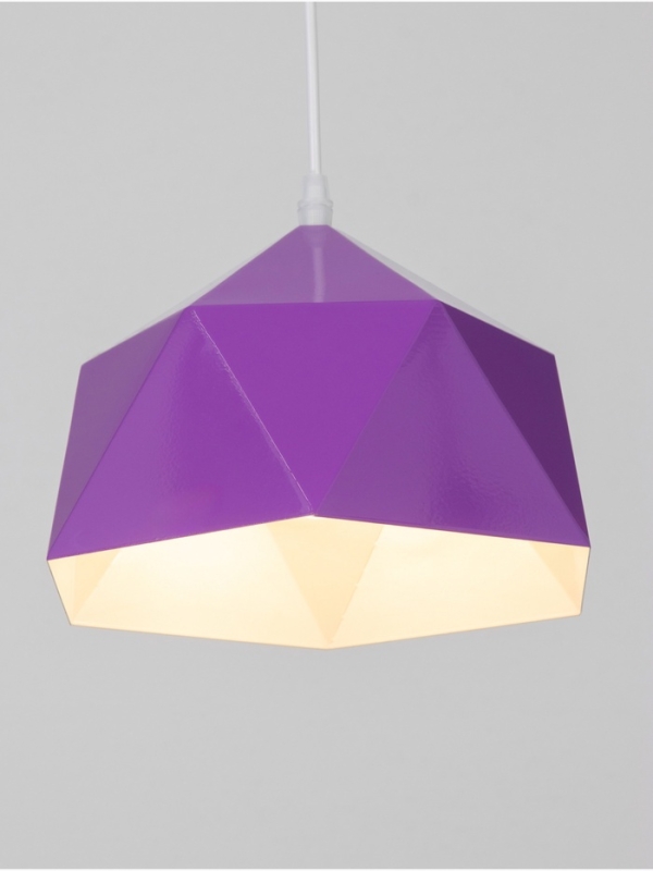 Светильник Edward 1х40Вт Е27 пр-1м темно-фиолетовый 25х21,5х18см
