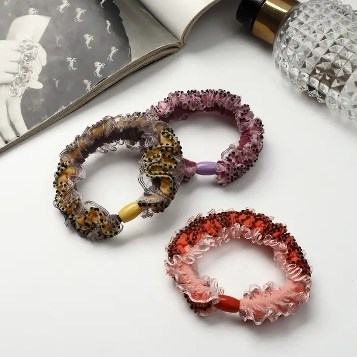 Резинка для волос "Агния" нежность, 5,5 см, микс