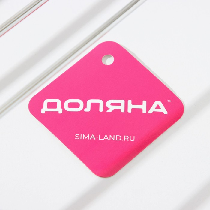 Сушилка для бокалов Доляна, 3 направляющих, 34&times;6,5&times;33 см, цвет хромированный