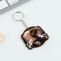 Брелок для ключей деревянный &laquo;Близнецы&raquo;, 4,5 х 6 см