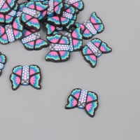 Декор для творчества PVC "Голубые бабочки" набор 20 гр 0,3х1,7х1,9 см