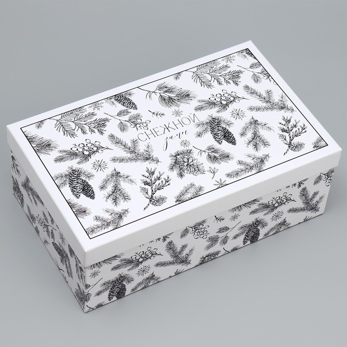 Набор новогодних подарочных коробок 15 в 1 &laquo;Счастья и любви&raquo;, 12 х 6.5 х 4 см - 46.5 х 30 х 17.5 см, Новый год