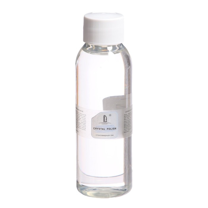 Лак стекловидный глянцевый 80 мл LUXART CrystalPolish, спиртовая основа, не липкий