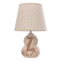 Настольная лампа"Жираф" Е14 40Вт бежевый 20х20х32см