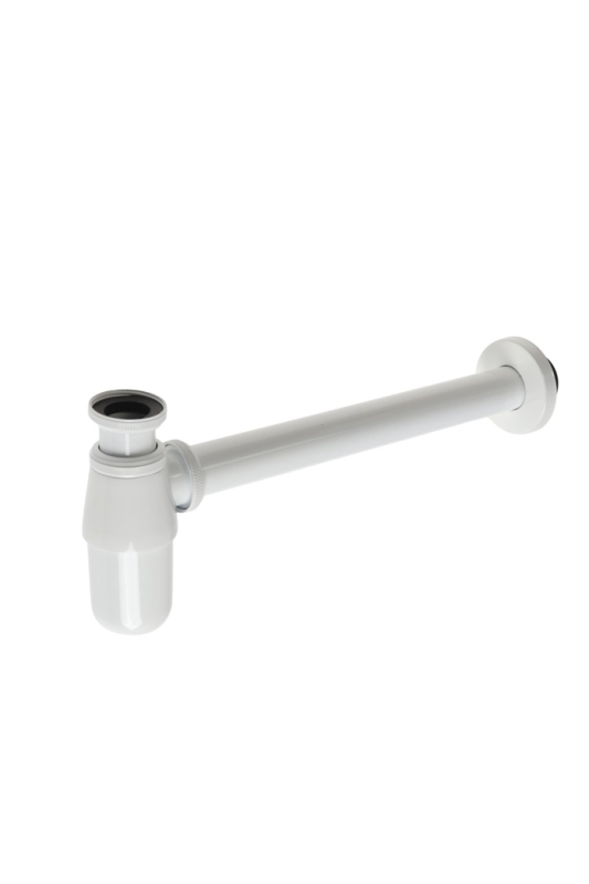 Сифон ZEIN engr, для раковины, бутылочный, 1 1/4" х 32 мм, цинк, белый