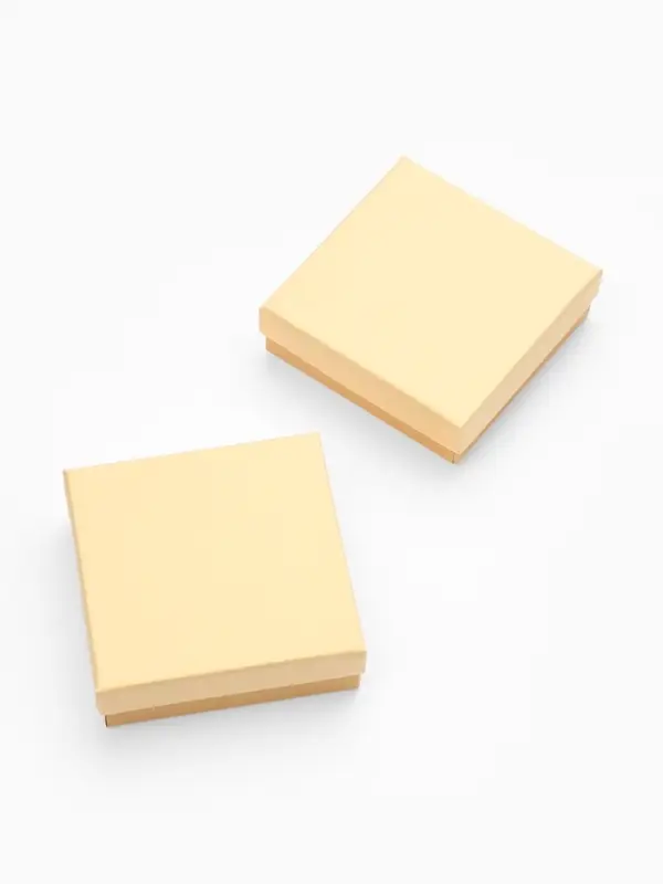 Коробочка подарочная под набор "Нежность", 9*9 см, цвет бежевый