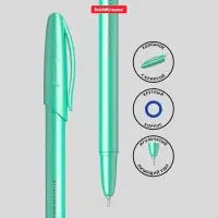 Ручка шариковая ErichKrause Neo Pastel Pearl, перламутровый корпус, игольчатый узел 0.7 мм, чернила синие, длина письма 1000 метров, МИКС