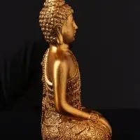 Фигура "Будда большой"  17х13 см, бронза