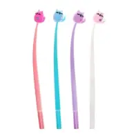 Ручка - прикол гелевая &laquo;Котик&raquo;, синий стержень, МИКС