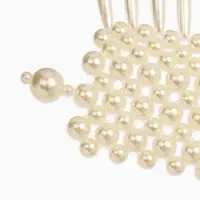 Колье-чокер жемчуг "Богема", цвет белый d=8/10/12