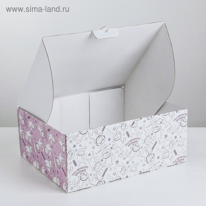 Коробка‒пенал, упаковка подарочная, &laquo;Ты просто космос&raquo;, 30 х 23 х 12 см