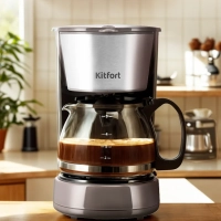 Кофеварка электрическая капельная КТ-7395 - 650 Вт