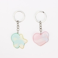 Брелок новогодний, для ключей, новогодний, парный &laquo;Счастья в новом году&raquo; набор 2 шт