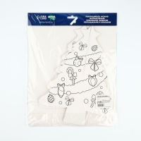 Ёлка раскраска настольная на новый год &laquo;Волшебный оленёнок&raquo;, новогодняя заготовка для творчества