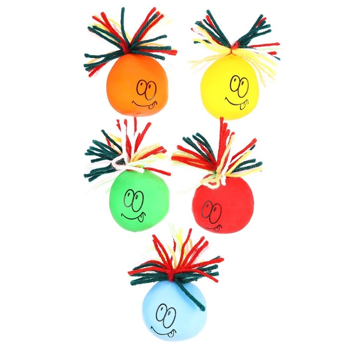 Антистресс сквиш мялка капитошка &laquo;Давай играть!&raquo;, с мукой, цвета МИКС, в шоубоксе