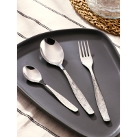 Набор столовый &laquo;Уралочка&raquo;, 18 предметов, толщина 2 мм, картонная коробка, цвет серебряный