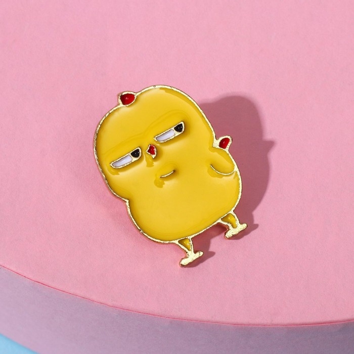 Значок &laquo;Цыпа&raquo;, цвет жёлтый в золоте