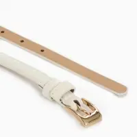 Ремень жен 02-01-01-01, Март2501, 1,3*0,3*110 см, без винта, пряж золото, 1 прокол,