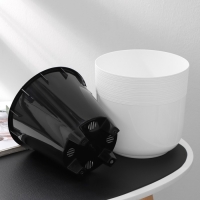 Кашпо для цветов со вставкой &laquo;Линель&raquo;, 4,5 л, d=19 см, h=19 см, пластик, белое