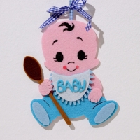 Декоративное украшение (подвеска) "Baby Boy" 22х22х53 см