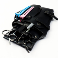 Сумка для мастера, 23 &times; 12 см, длина ремня 119 см, цвет чёрный