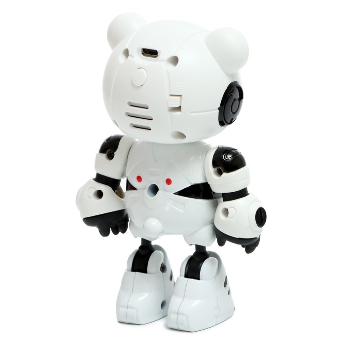 Робот &laquo;Пэнди&raquo;, запись голоса, реагирует на прикосновение, световые и звуковые эффекты, металлический