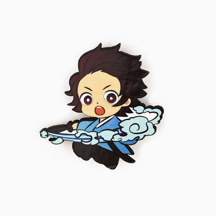 Значки деревянные &laquo;Аниме&raquo; в шоубоксе, 20 шт