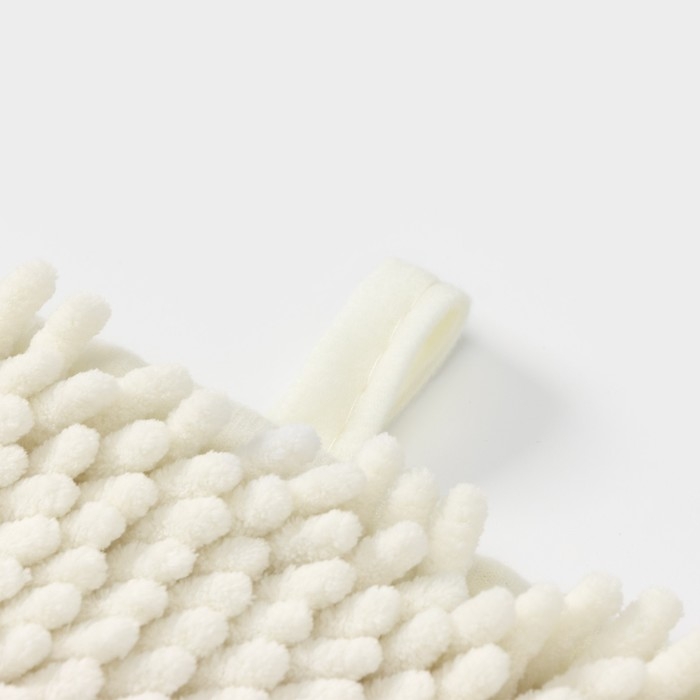 Коврик для дома LaDо́m, букли, плотность 1400 г, 50&times;80 см, цвет белый