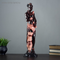 Фигура "Африканец" 14х14х53см