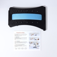 Массажёр для спины, трёхуровневый, с магнитом, 36 &times; 23 см, цвет МИКС