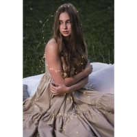 Гирлянда &laquo;Нить&raquo; 5 м роса, IP20, серебристая нить, 100 LED, 2 режима, батарейка AAх3 (не в комплекте), свечение тёплое белое