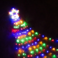 Светодиодная фигура &laquo;Комета&raquo; 3.5 м, пластик, 9 нитей, 220 В, свечение мульти