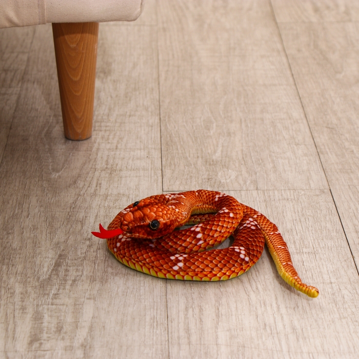 Мягкая игрушка &laquo;Змея&raquo;, 80 см, цвет коричневый