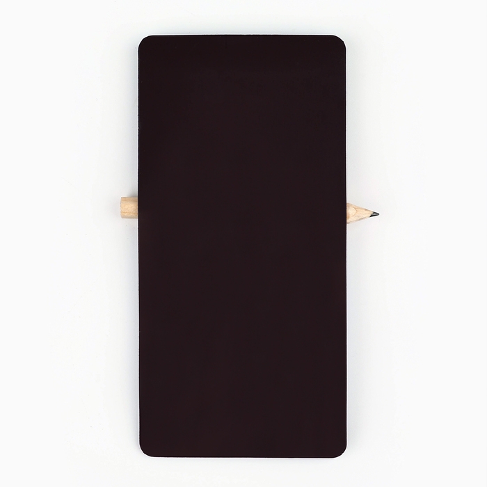 Магнит новогодний с блоком для записи и карандашом &laquo;Новый год: Тепла и счастья&raquo;, 7 х 14,4 см