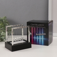 Маятник "Светящиеся шары" 5 диодов МИКС 12х12х9 см