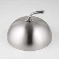 Крышка-Клош из нержавеющей стали, 24&times;24&times;13,5 см, круглая