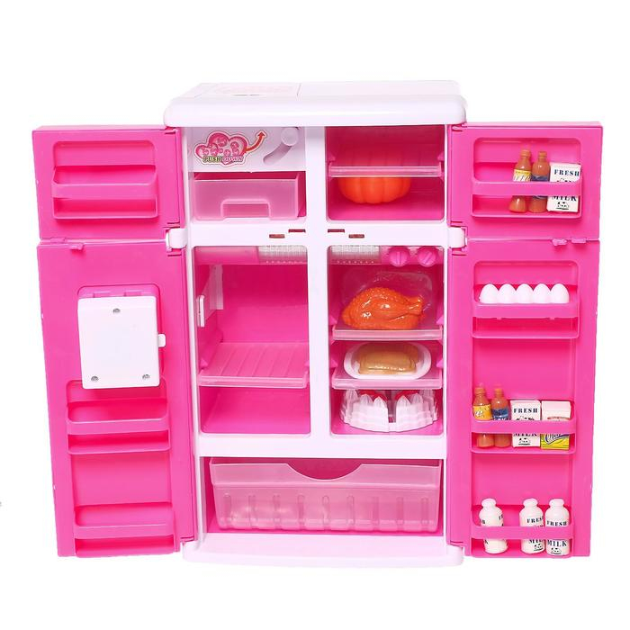 Бытовая техника &laquo;Холодильник двухдверный&raquo;, 20 аксессуаров, свет, звук