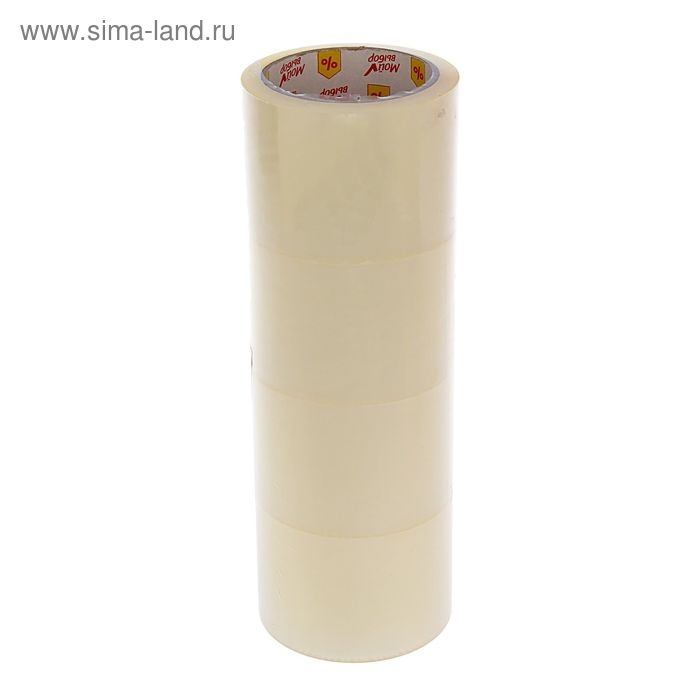 Клейкая лента "Мой выбор", прозрачная, 72 мм х 66 м, 40 мкм