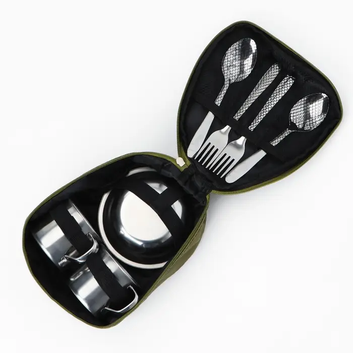 Набор посуды для пикника &laquo;Главное в походе&raquo;, 8 предметов