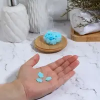 Мыло листовое, в пластинах, 72 (&plusmn; 2) шт., в футляре, синее